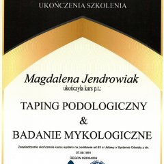 certyfikat-taping-podologiczny-badania-mykologiczne